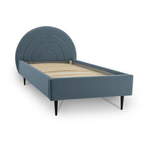 Modrá detská posteľ s úložným priestorom 90x200 cm Rainbow – Scandic