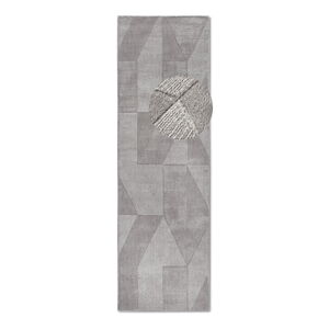 Sivý ručne tkaný vlnený behúň 80x250 cm Ursule – Villeroy&Boch