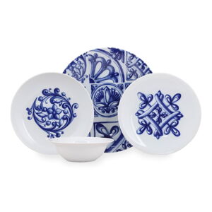 24-dielna sada porcelánového riadu Kutahya Manilla