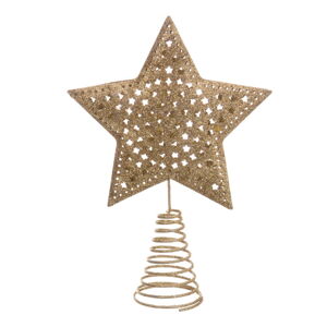 Hviezda na vianočný strom v zlatej farbe Unimasa Terminal ø 12 cm