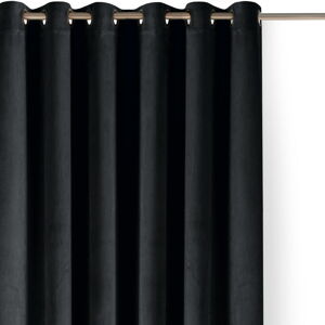 Čierny zamatový dimout záves 400x300 cm Velto – Filumi