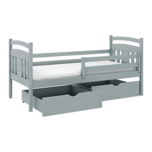 Sivá detská posteľ s úložným priestorom 80x180 cm Kate - Lano Meble