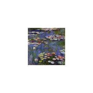 Reprodukcia obrazu Claude Monet - Water Lilies, 60 x 60 cm