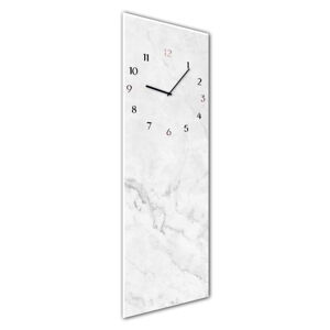 Nástenné hodiny Styler Glassclock Marble, 20 × 60 cm