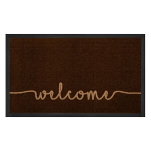Hnedá rohožka Hansa Home Welcome, 45 × 75 cm