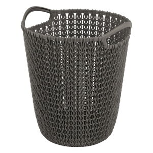 Hnedý odpadkový kôš Curver Knit, 7 l