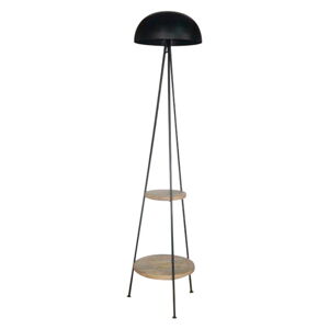 Čierna stojacia lampa (výška 150 cm) Ardecor - Sema