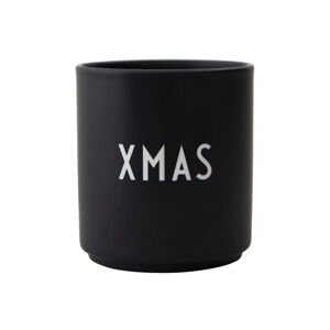 Čierny porcelánový hrnček Design Letters Favourite XMas