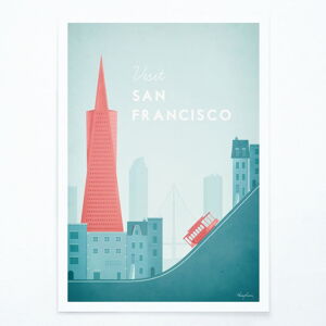 Plagát Travelposter San Francisco, A2