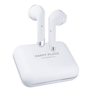 Biele bezdrôtové slúchadlá Happy Plugs Air 1 Plus